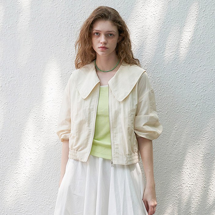 올리브데올리브 여성용 빅카라 포인트 점퍼