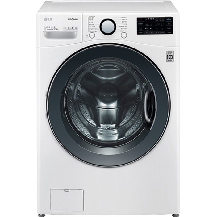 lg드럼세탁기 LG전자 트롬 드럼세탁기 F21WDU 21kg 방문설치, F21WDU, 화이트