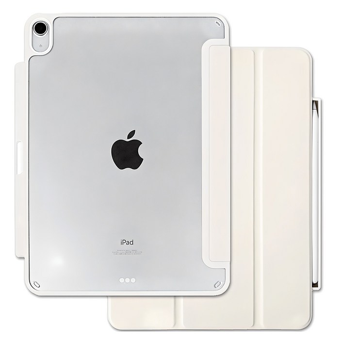 라이노핏 클리어쉴드 플러스 태블릿PC 케이스, 아이보리, 1개