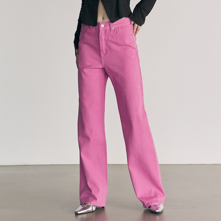 여성용 ORDINARY HOLIDAY 코튼 와이드 팬츠 W7C24RHPT104