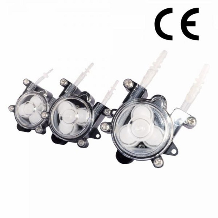 무동력펌프 실험실용 정량 펌프 연동 헤드 분석 용수 6.12V  2X4 tube  65ml DC 0150ml분