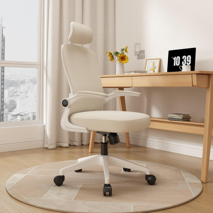 투에스리빙 사무용 푹신한 컴퓨터 의자