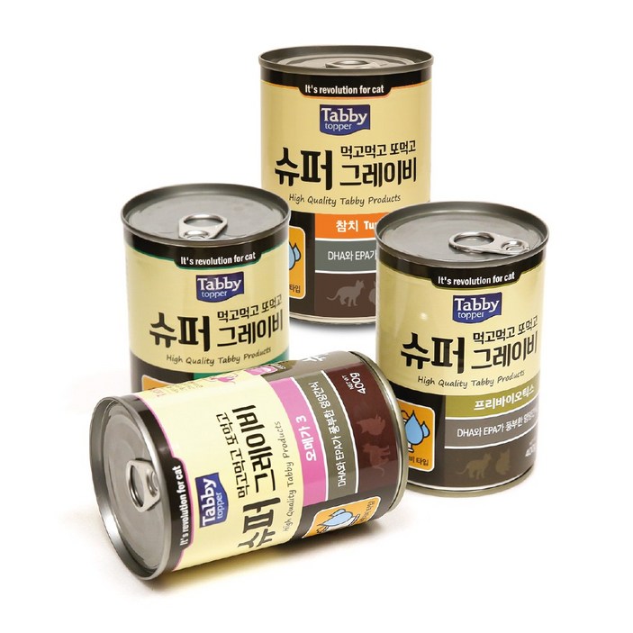 먹고먹고 또먹고 슈퍼 그레이비 4종혼합 400g x 12개