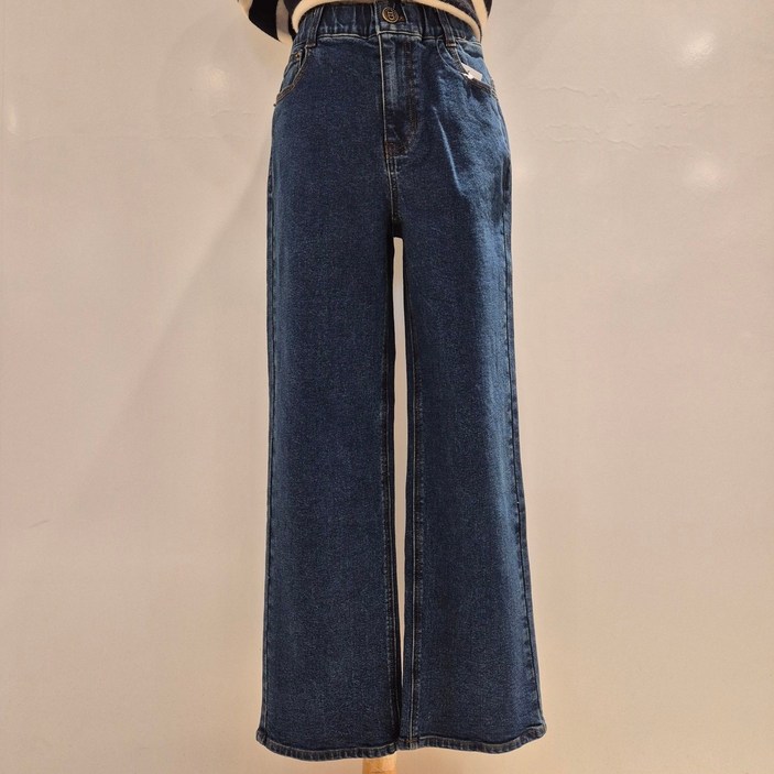 꾸즈 일자 허리밴딩 청바지CS947M3 1020664