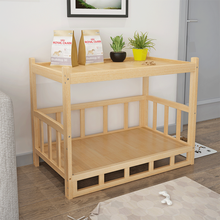 원목 반려동물 침대 이동식