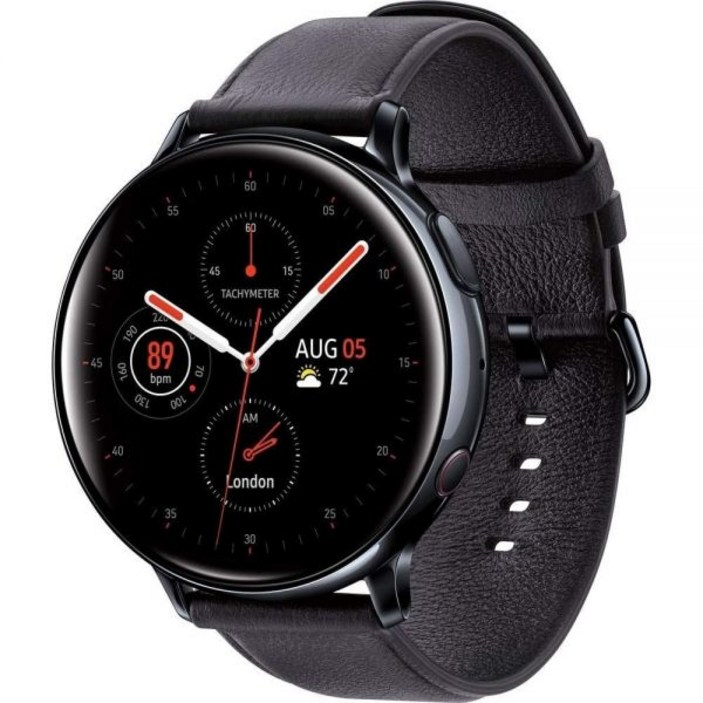 SAMSUNG 갤럭시 워치 Active2 LTE 스마트워치 스테인리스 스틸 44mm 블랙