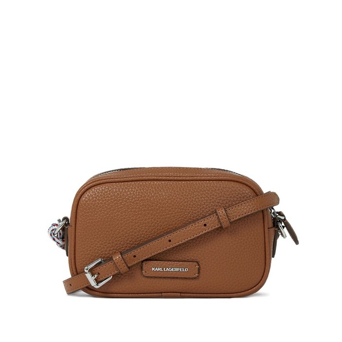 칼 라거펠트 로고 장식 크로스 백