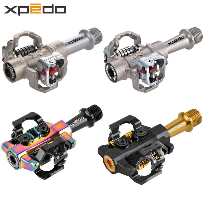 엑스페도 MTB 클릿페달 엠포스 CXR 크로몰리 티타늄 경량, 1개