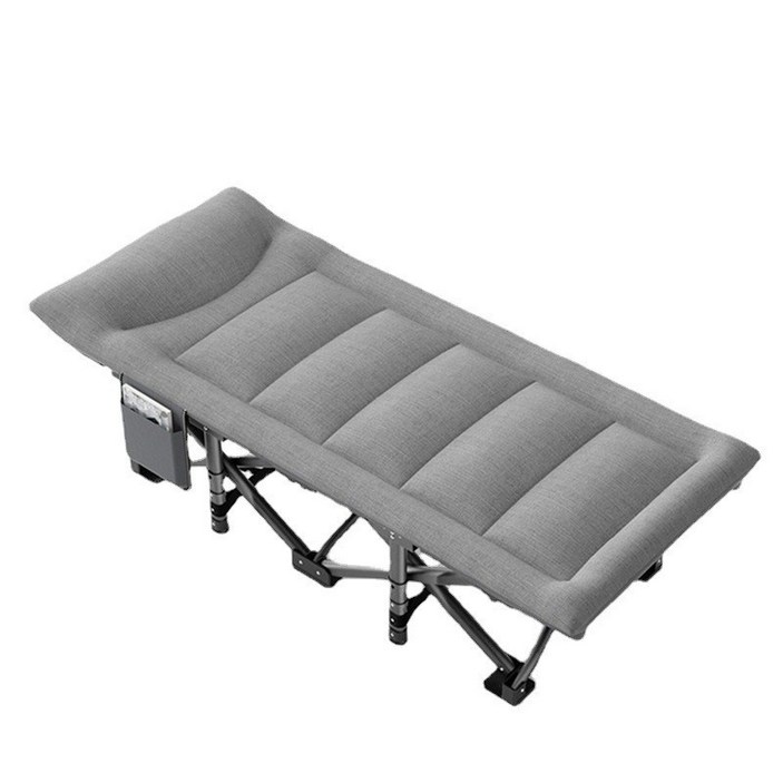 핑크주 접이식침대 간이 캠핑 야전침대, 그레이