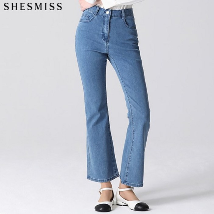 쉬즈미스 슬림 부츠컷 데님 팬츠  택가격  178000원