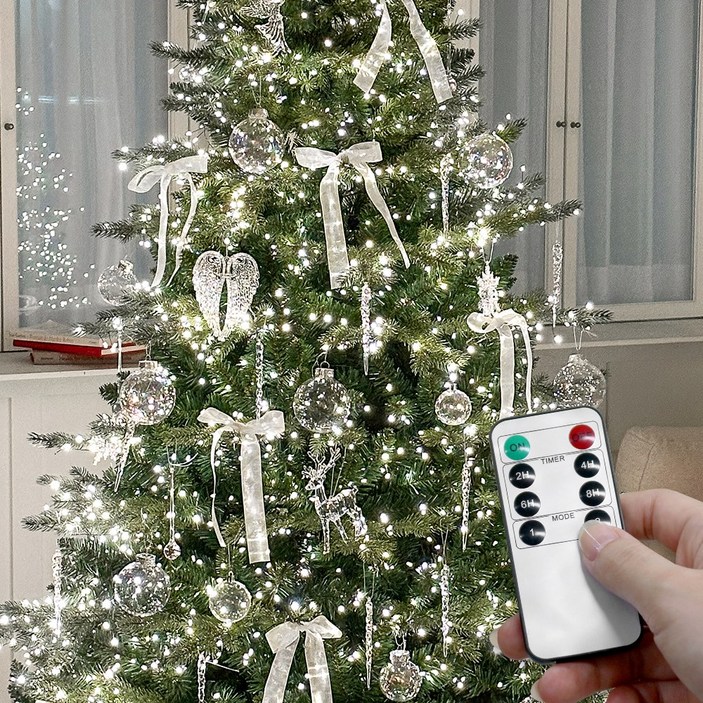 2025신상 루시아이 USB 스파클링 지네전구, 1개, 1500구