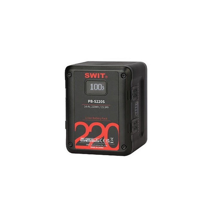 SWIT PB-S220S 220Wh 16A V마운트 배터리, 단일상품, 1개