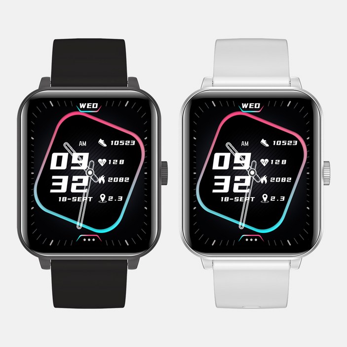 디즈먼트 스마트워치 DizSW01, GPS  블루투스, 5cm, 실버