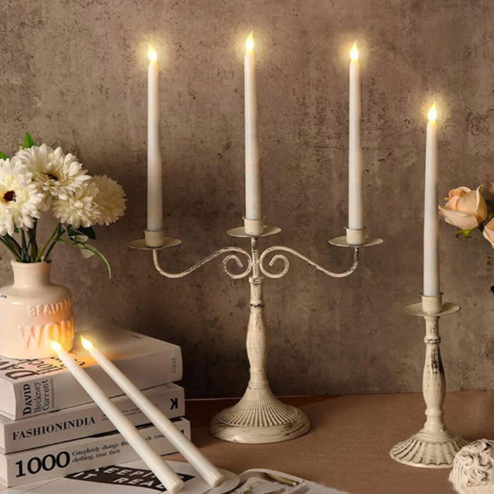 LED 촛불 조명 미니 샹들리에 샹드리아 엔틱 빈티지