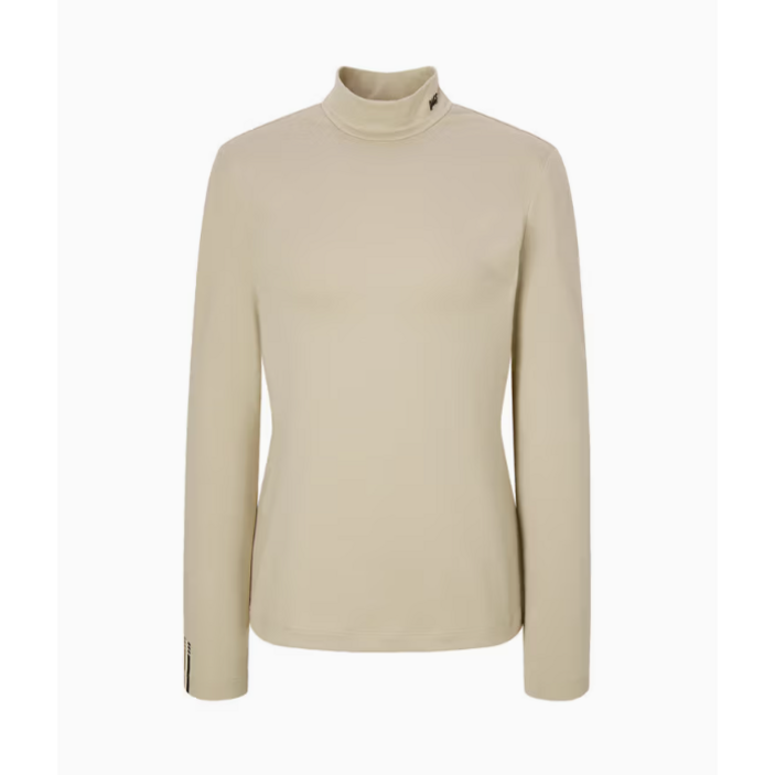 [정품 신상] 닥스 골프 넥라인 로고 포인트 여성 하이넥 이너 긴팔 티셔츠