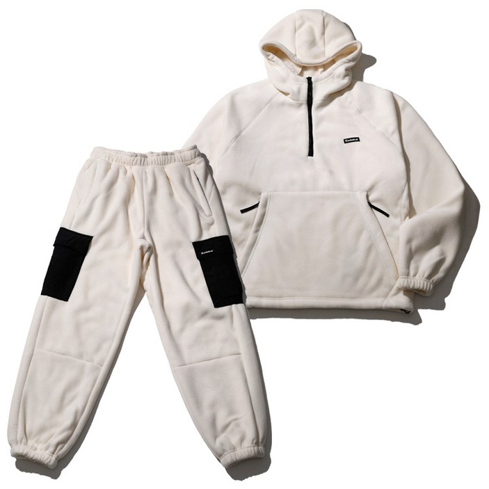 해리슨 미들 웨스트 플리스 후드 아노락+조거 팬츠 셋업 WSP1461