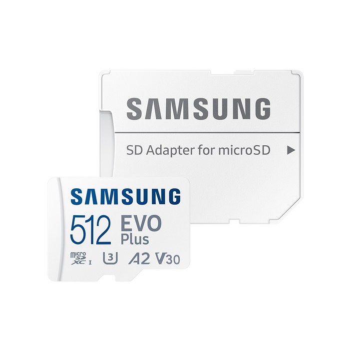 삼성sd카드512 삼성전자 공식인증 정품 마이크로SD카드 EVO PLUS MB-MC512SA/KR