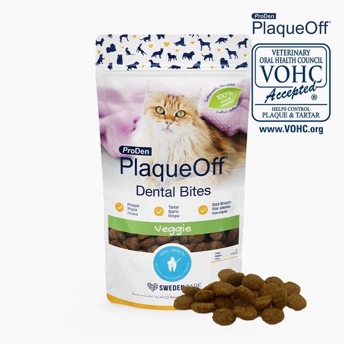 임박할인26.02 프로덴 플라그오프 고양이 간식 덴탈바이트 치석제거 영양제