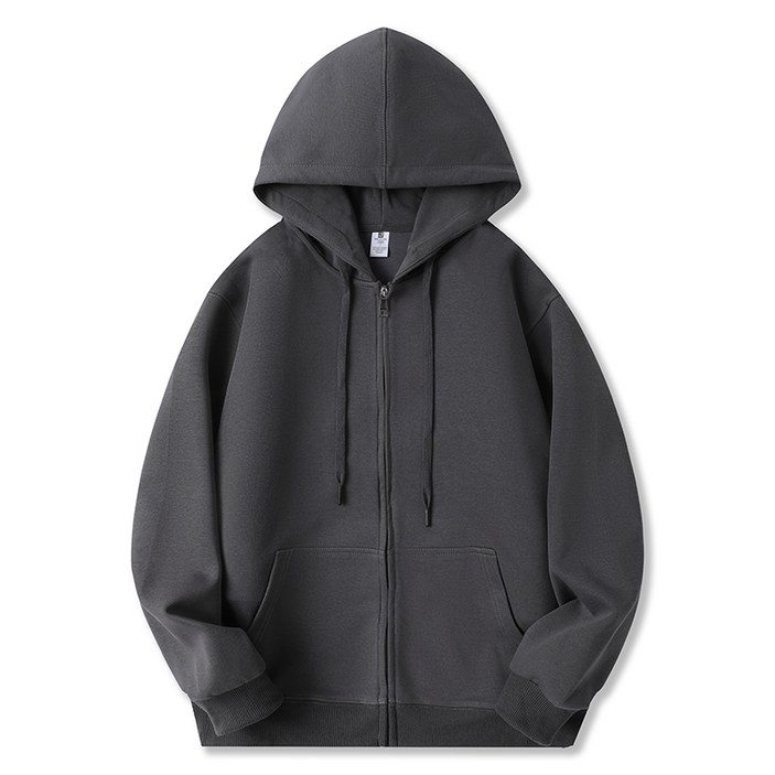 남녀공용 봄가을 데일리 루즈핏 자켓 무지 빅사이즈 후드집업 XW