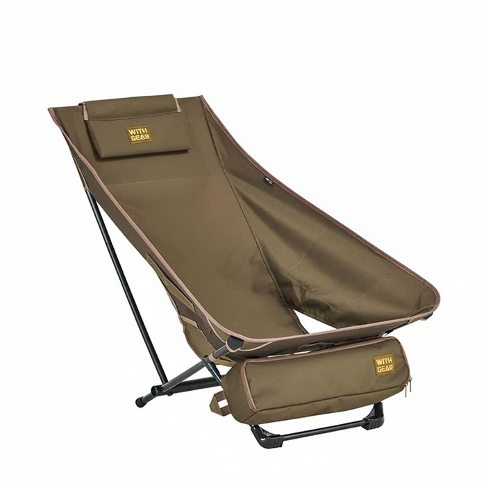위드기어 체어카보2 FCCV2 초경량 레스트 국내 제작국산 접이식 캠핑의자, 올리브, 1개