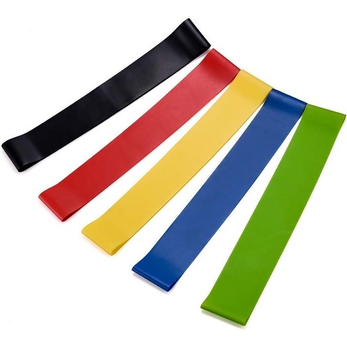 ANYOU운동 밴드 요가 밴드 라텍스 루프밴드5종 1세트YJD007, 운동 밴드채색, 1세트