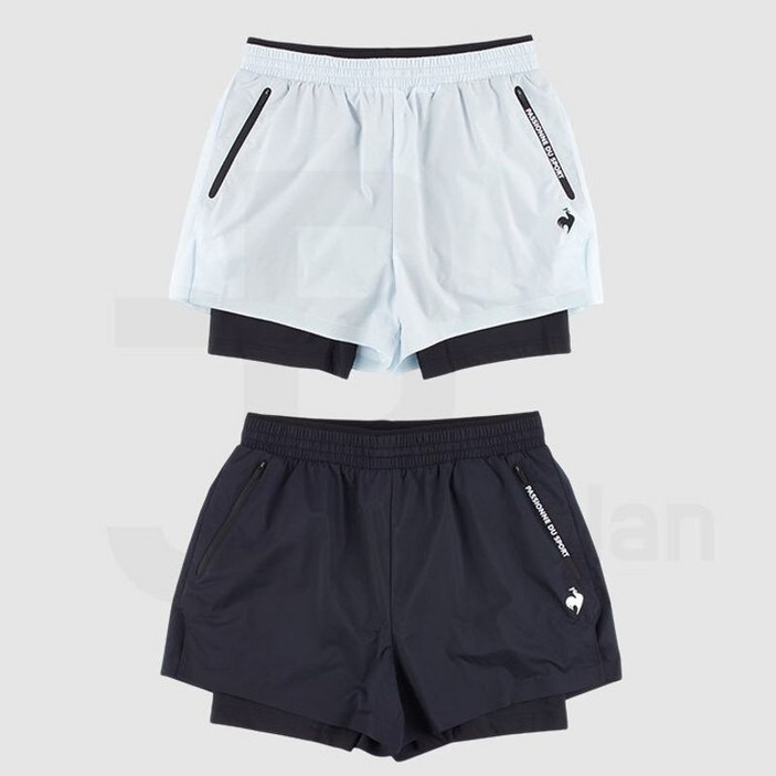 [엄브로] 르꼬끄 2IN1 경량 3부 반바지(레깅스내장) QQ221EHP51 DNV