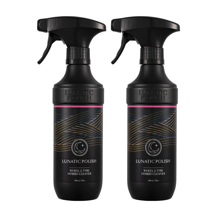 불스원 루나틱폴리시 휠&타이어 하이브리드 크리너 500ml, 2개, 2개, 500ml