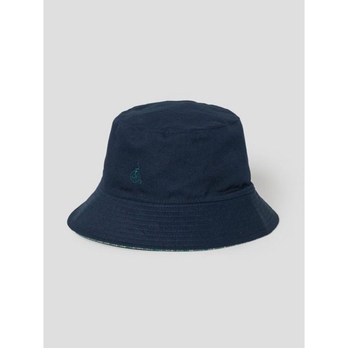 백화점출고 빈폴ACC BE528BM11R리버서블 체크 버킷햇  네이비 골프버킷햇 명품버킷햇