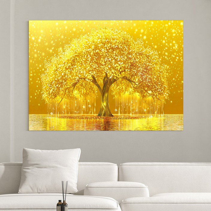 인메이블 돈들어오는 골드 황금 돈나무 액자 10종 거실 복도 인테리어 그림 개업 집들이 선물, 02.AGD황금별나무
