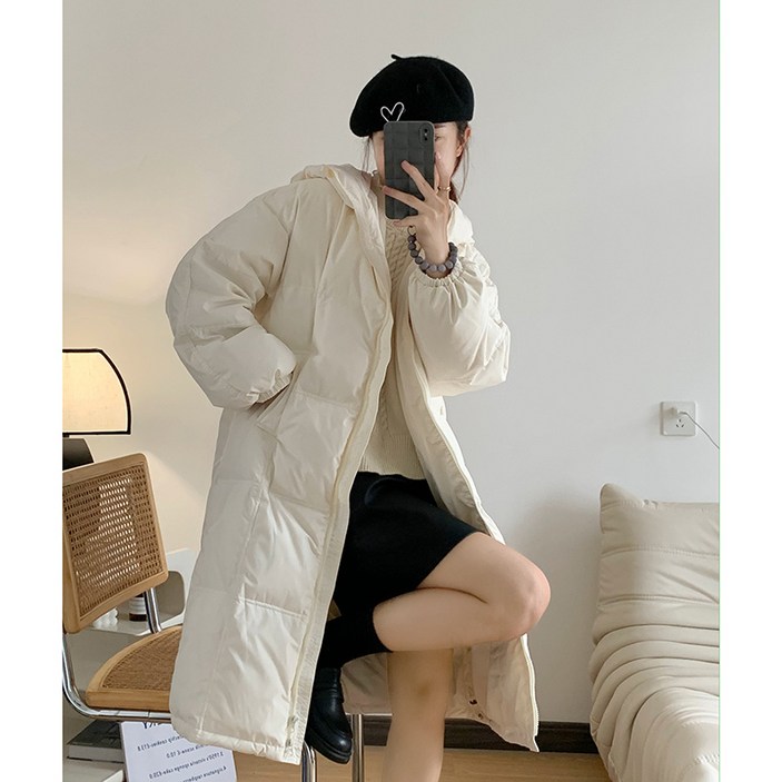 한국판 패딩 작은 패딩 야상 하프다운 숏패딩