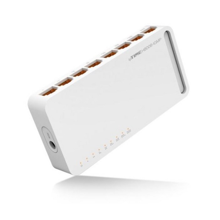 EFM네트웍스 ipTIME H8008GIGMP 스위칭허브 8포트 기가비트 IGMP 스누핑 기가라이트 지원  재고보유  주말영업  강변역 방문수령,퀵가능, 1개