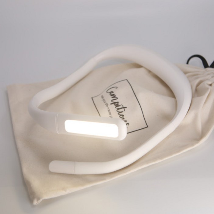포터블 충전형 LED 북라이트 넥밴드