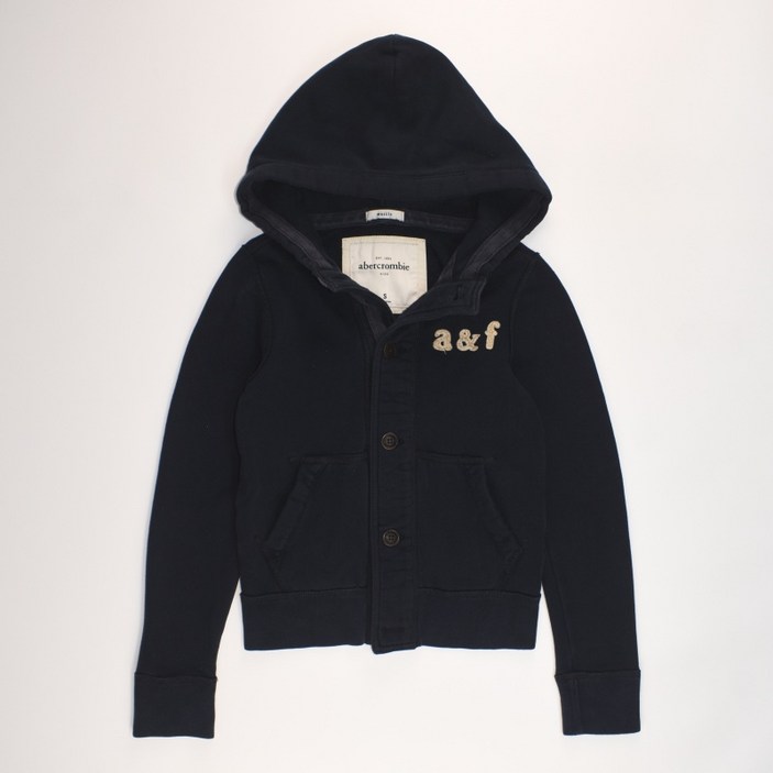 아베크롬비 네이비 면 기모 후드티셔츠 아동 S 남아 MH570 빈티지테크