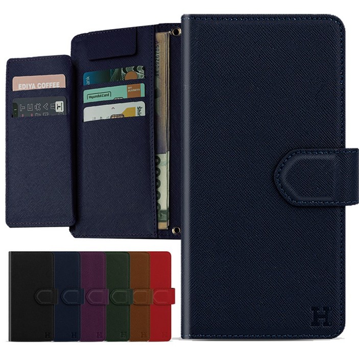 갤럭시 버디2 M236 코리트 하버드 사피아노 가죽 카드수납 휴대폰 케이스