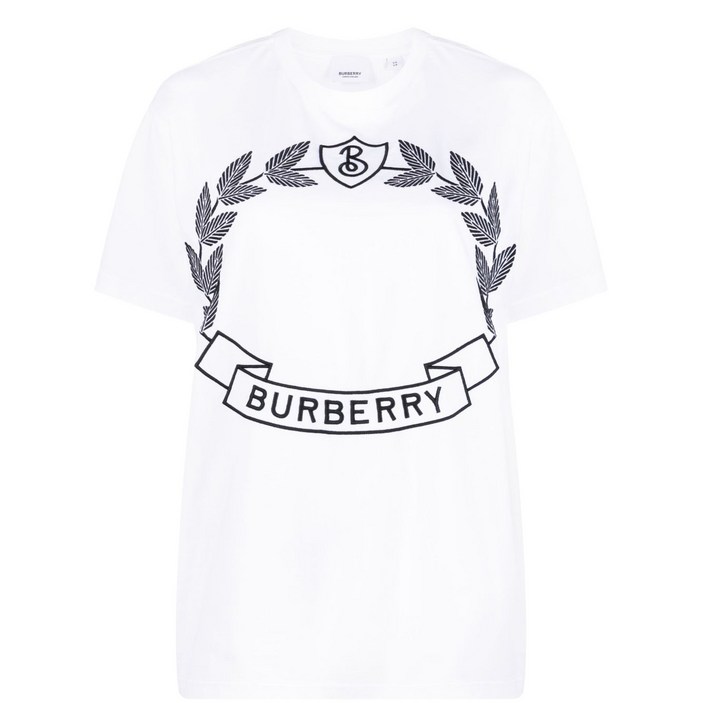 버버리 로고 프린트 티셔츠