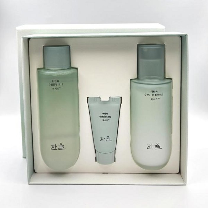 한율 어린쑥 수분진정 토너 플루이드 2종 세트