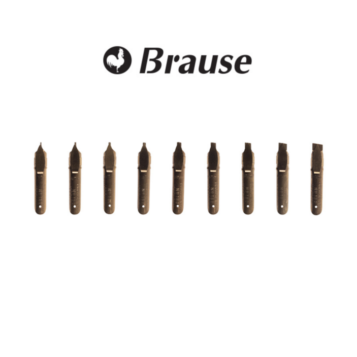 브라우스 딥펜 캘리그라피닙(0.5mm~5.0mm)