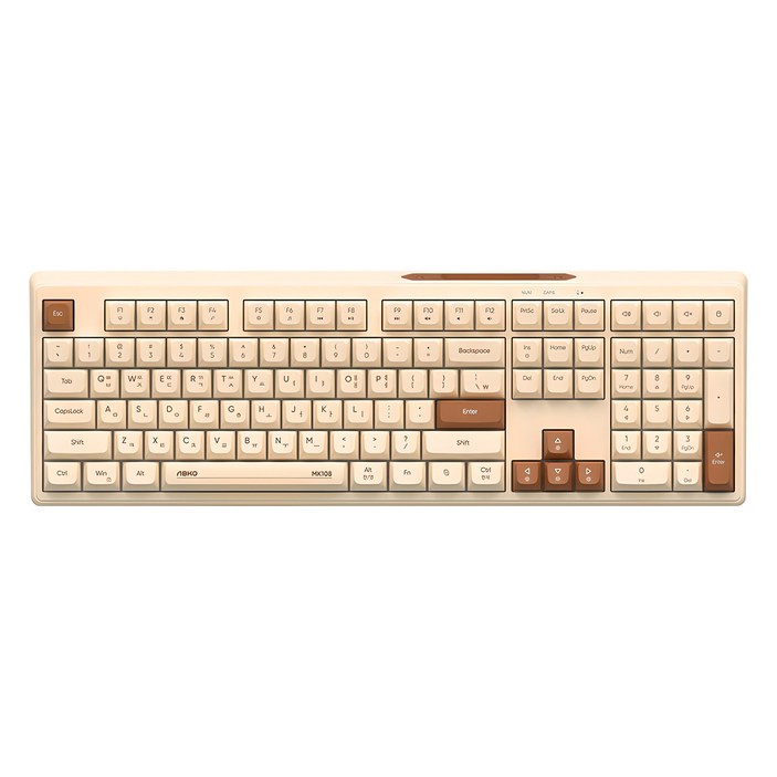 앱코 무선 저소음 블루투스 멤브레인 키보드