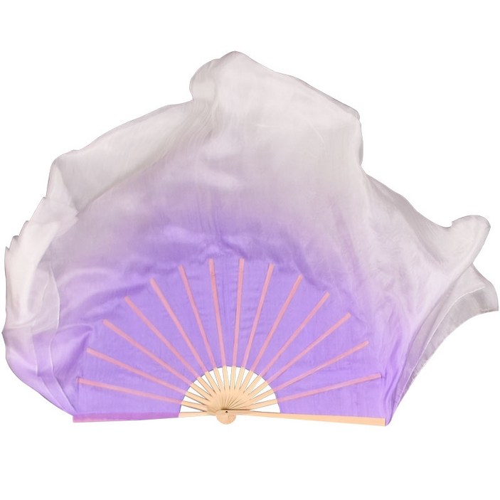 너슬부채 실크부채 공연용 그라데이션 무용부채