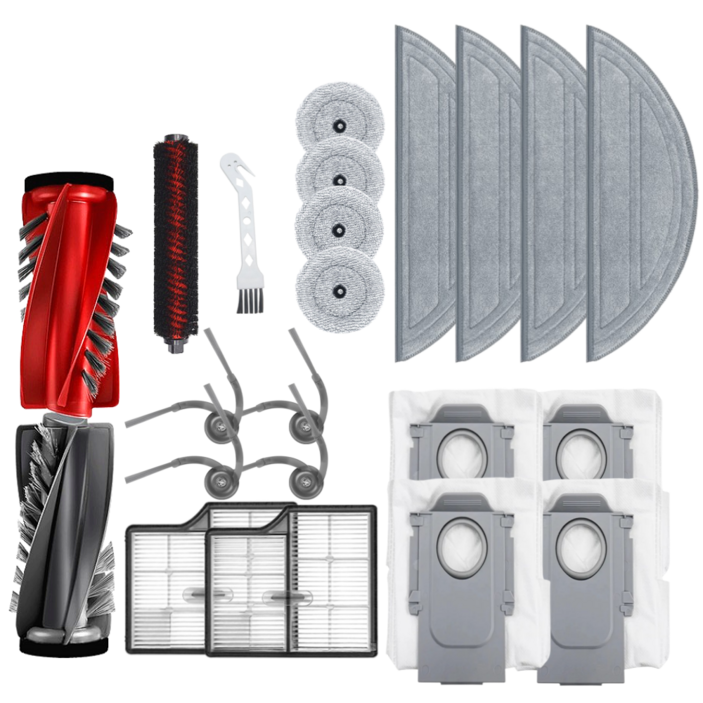 퓨어퍼스트 S9 MaxV Ultra 호환 소모품 물걸레 브러쉬 필터 더스트백 먼지봉투 22종, 1개