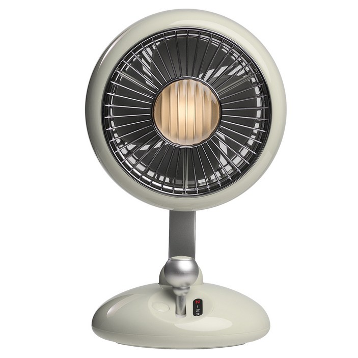 가득 기어윈드 탁상용 무선 선풍기, GDF-4000, 크림화이트