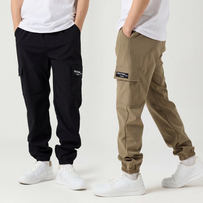 오로꼬 11 남자 밴딩 플렉스 조거팬츠 카고