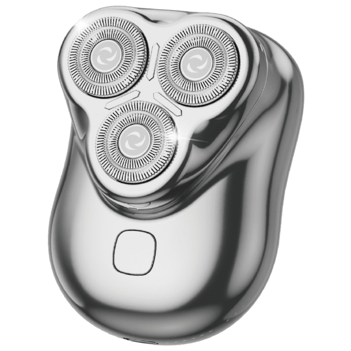 [씨엔쇼핑_ TV홈쇼핑] 맥스 하이웨이 초소형 면도기 세트(보호커버+전용브러쉬+USB충전선 포함), 실버