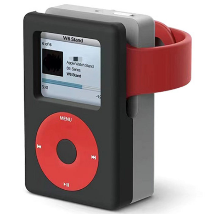 포유 W6 애플워치 갤럭시워치 스트랩 보관 거치대 충전독 스탠드