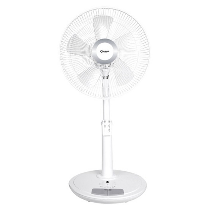 케이페이지 날개 리모컨형 발터치 타이머기능 5엽날개 스탠드 선풍기 35cm KEF14SR