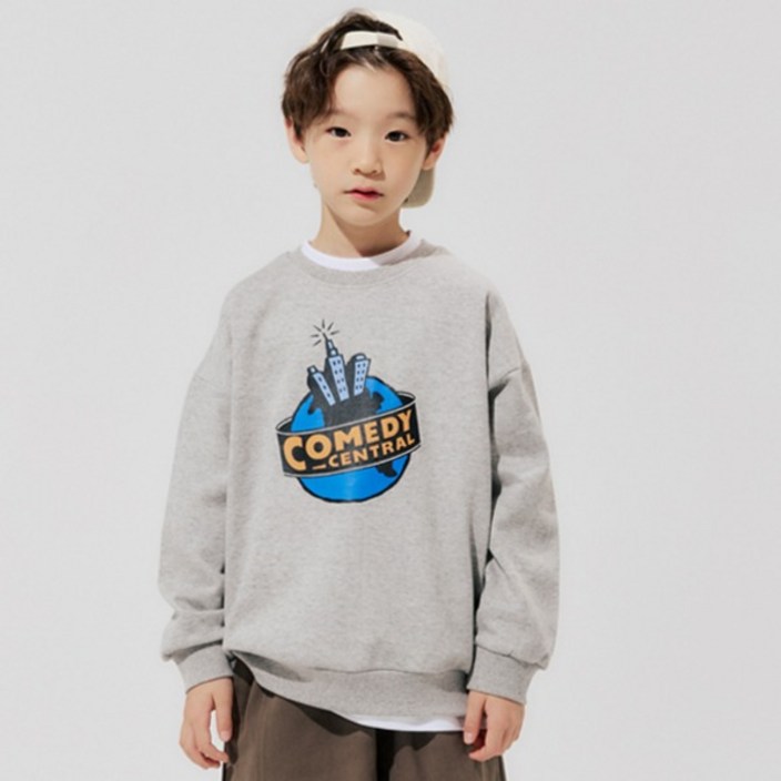 바브키즈 아동용 코메디 맨투맨 티셔츠