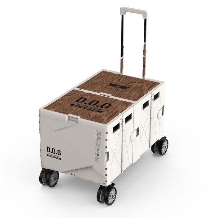 도그독 퍼스트 프리미엄 캠핑 듀얼 웨건 폴딩카트