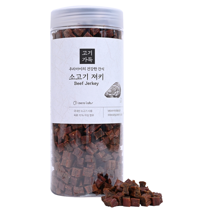 제로랩스 강아지 고기가득 져키, 소고기, 1kg, 1개 제로랩스 강아지 고기가득 져키, 소고기, 1kg, 1개