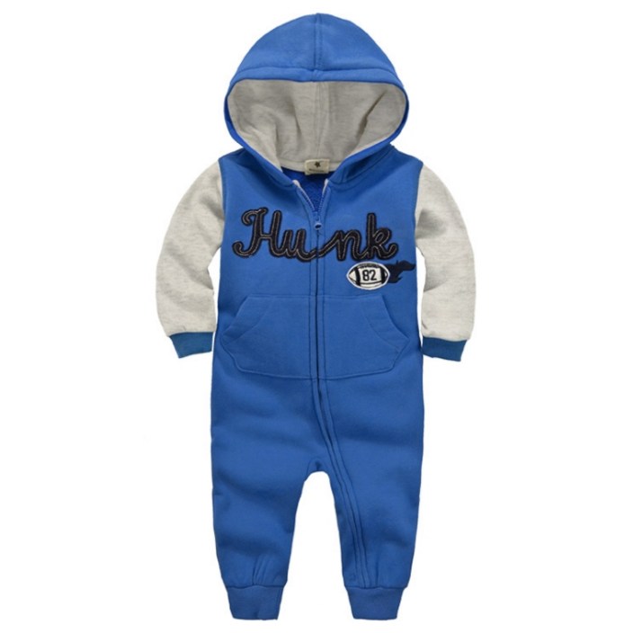 베베니즈 유아용 옐로올스타 후드기모 우주복