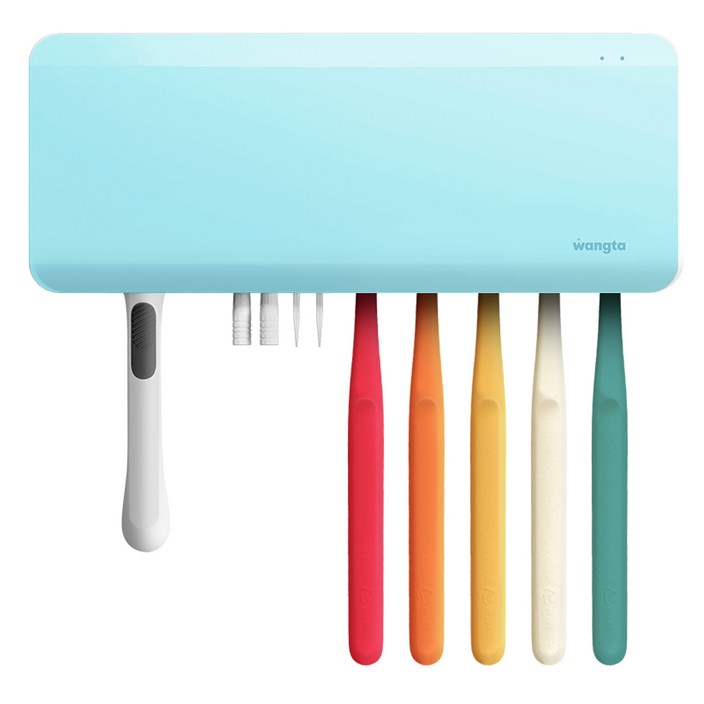 왕타 바이올렛 칫솔 살균 건조기 WTV001, WTV001, 블루